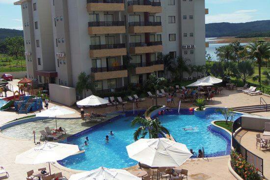 Apart-Hotel Marina Flat Caldas Novas Exterior foto
